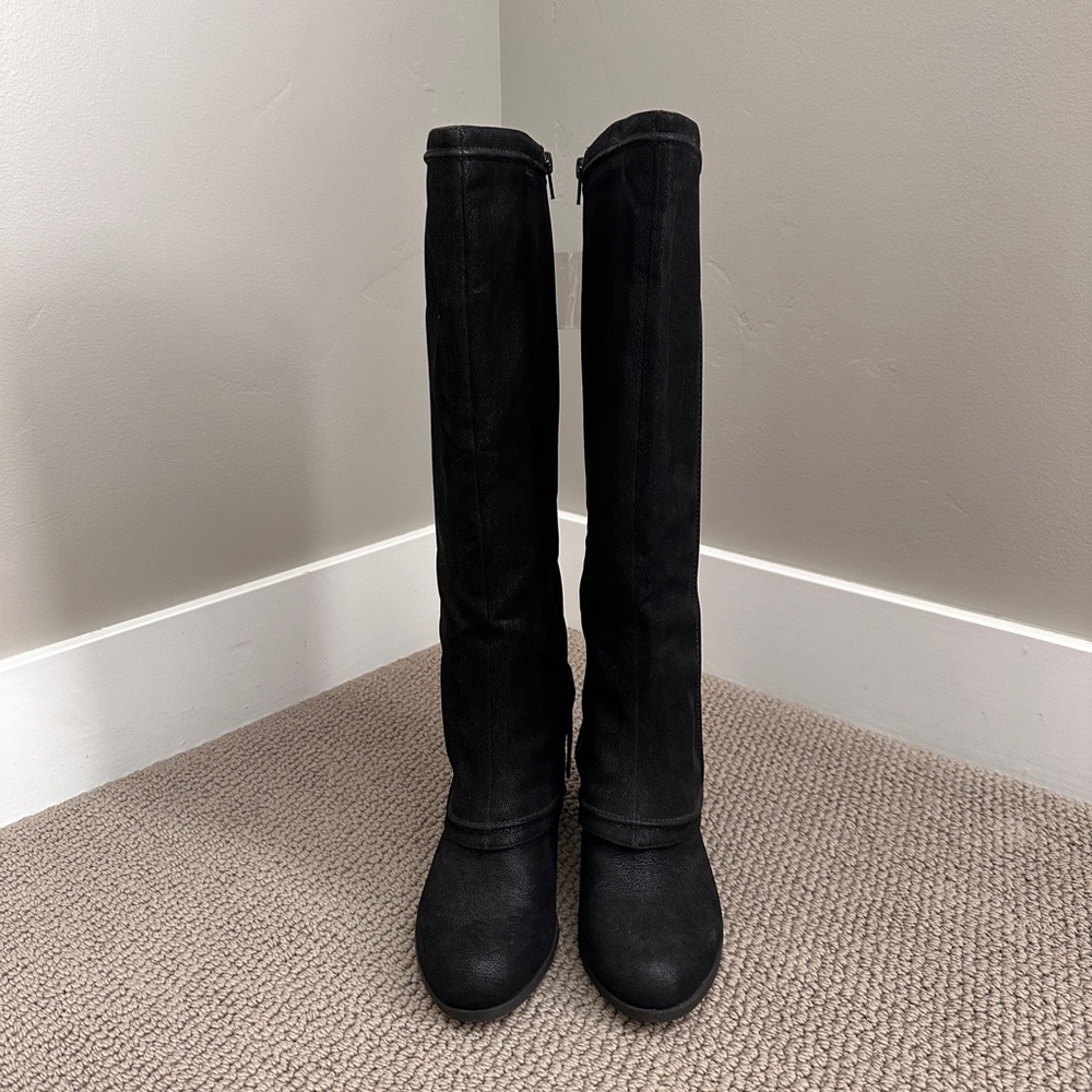 Fergalicious Black Over the Knee Boots - Picture 3 of 6